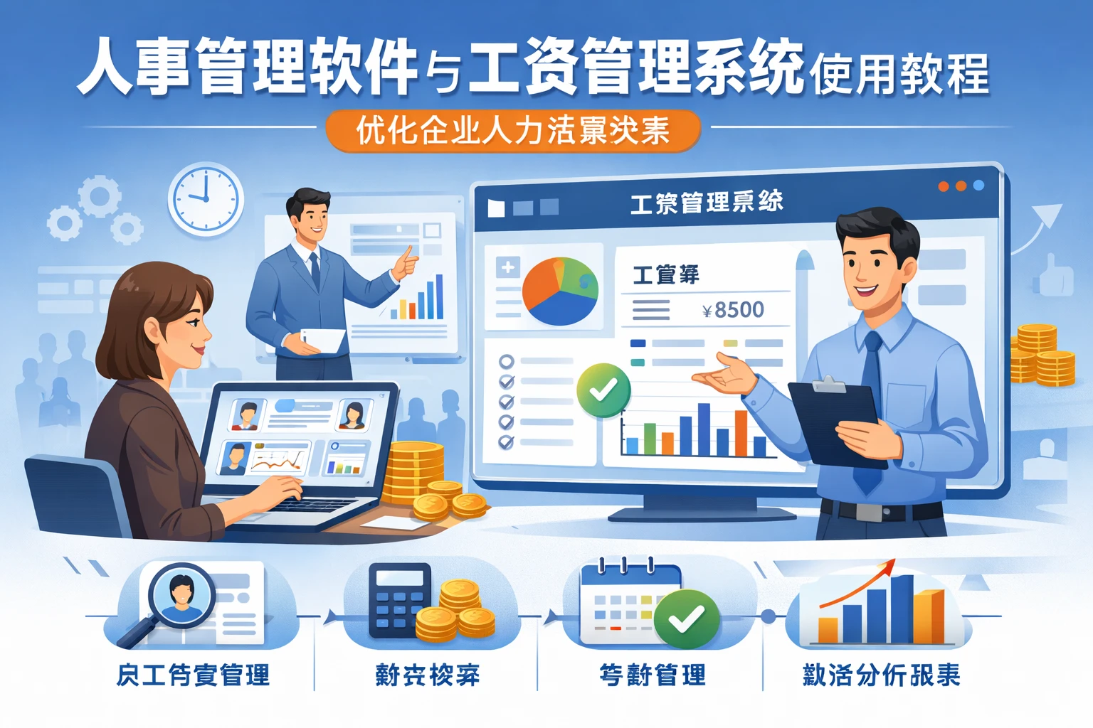 人事管理软件与工资管理系统使用教程：优化企业人力资源决策