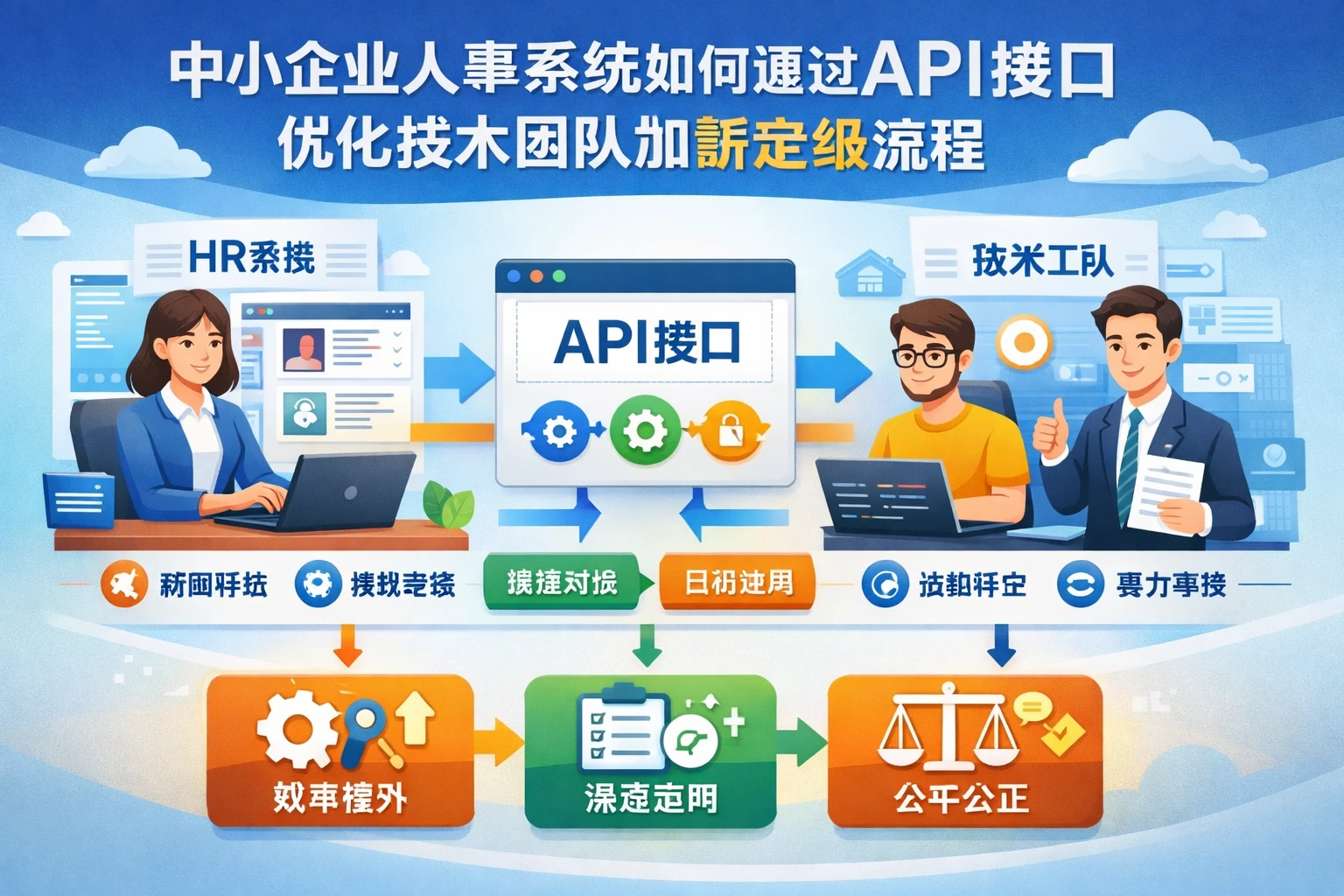 中小企业人事系统如何通过API接口优化技术团队加薪定级流程