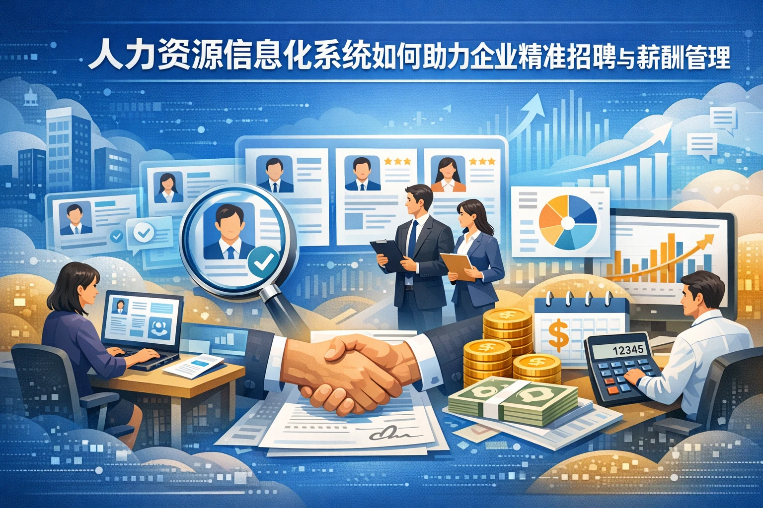 人力资源信息化系统如何助力企业精准招聘与薪酬管理