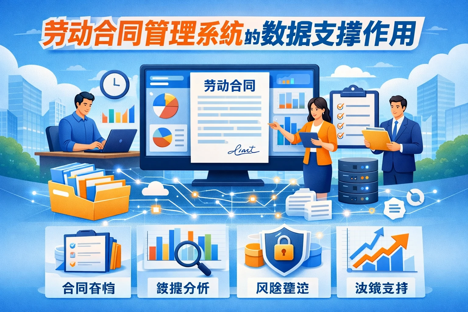 劳动合同管理系统的数据支撑作用