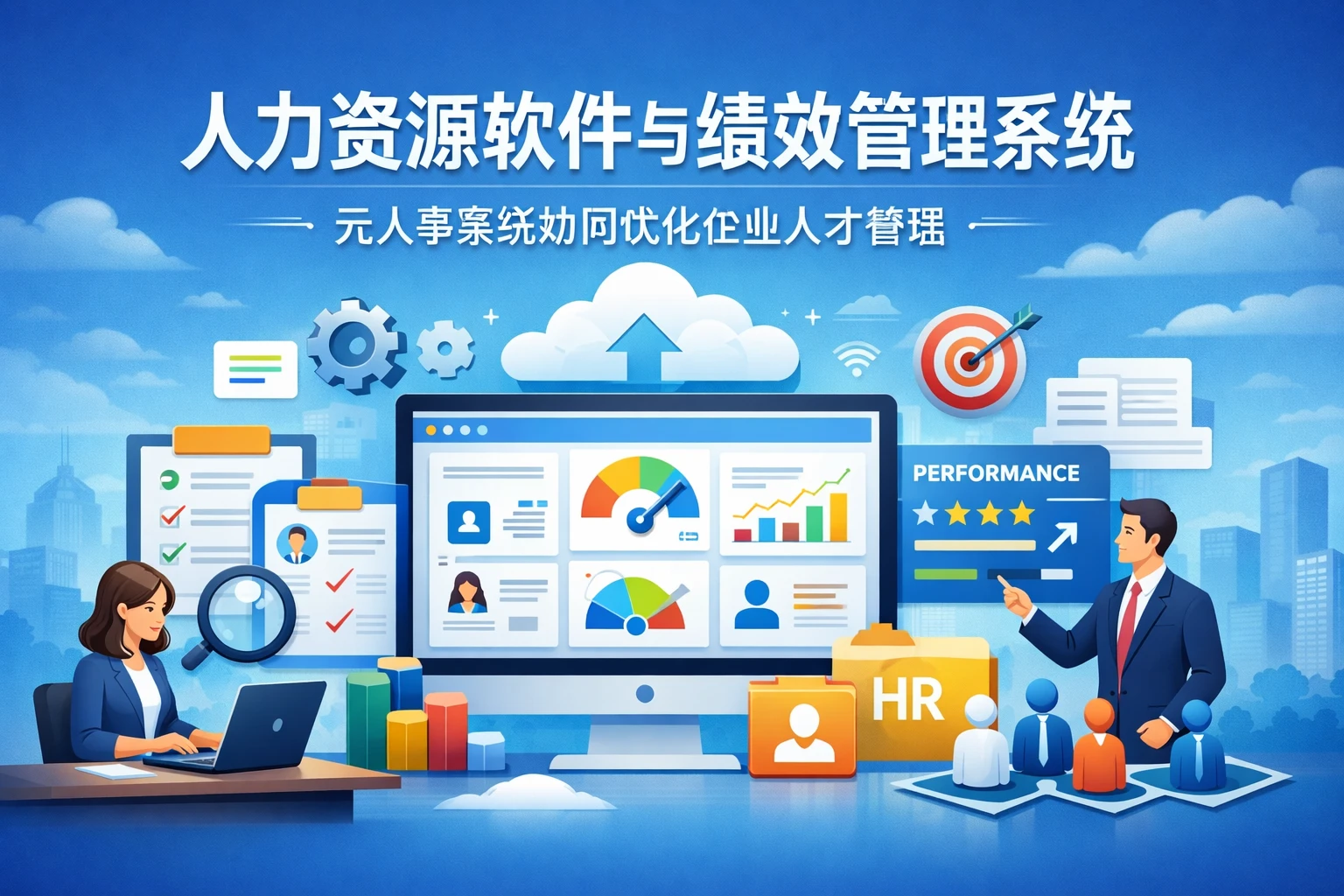 人力资源软件与绩效管理系统：云人事系统如何优化企业人才管理