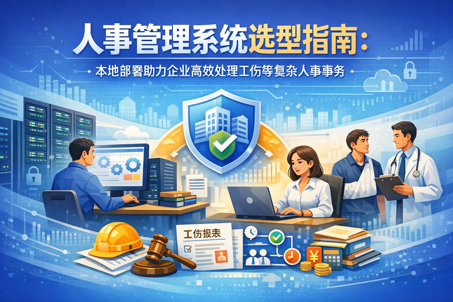 人事管理系统选型指南：本地部署助力企业高效处理工伤等复杂人事事务
