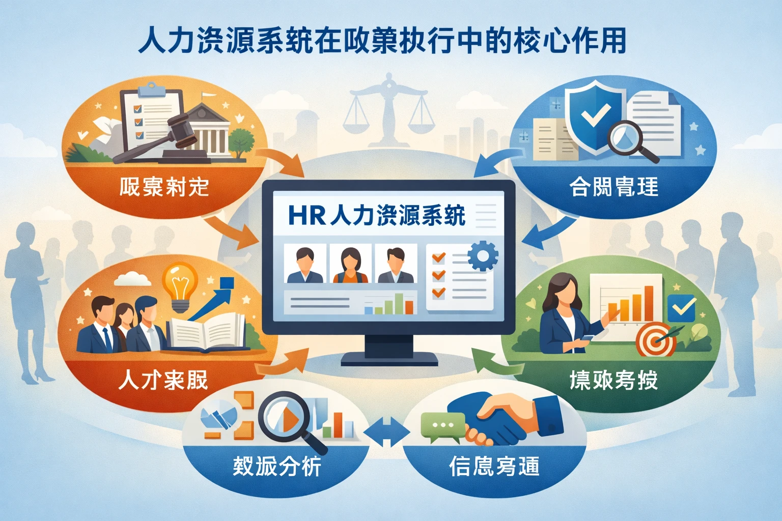 人力资源系统在政策执行中的核心作用