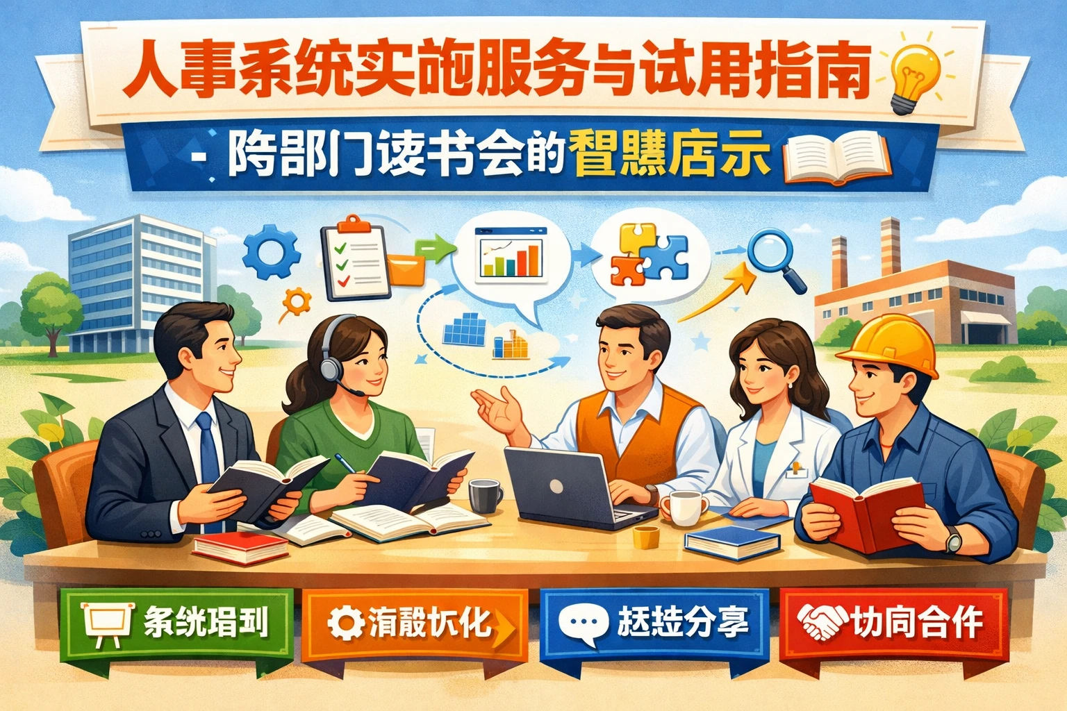 人事系统实施服务与试用指南：跨部门读书会的智慧启示