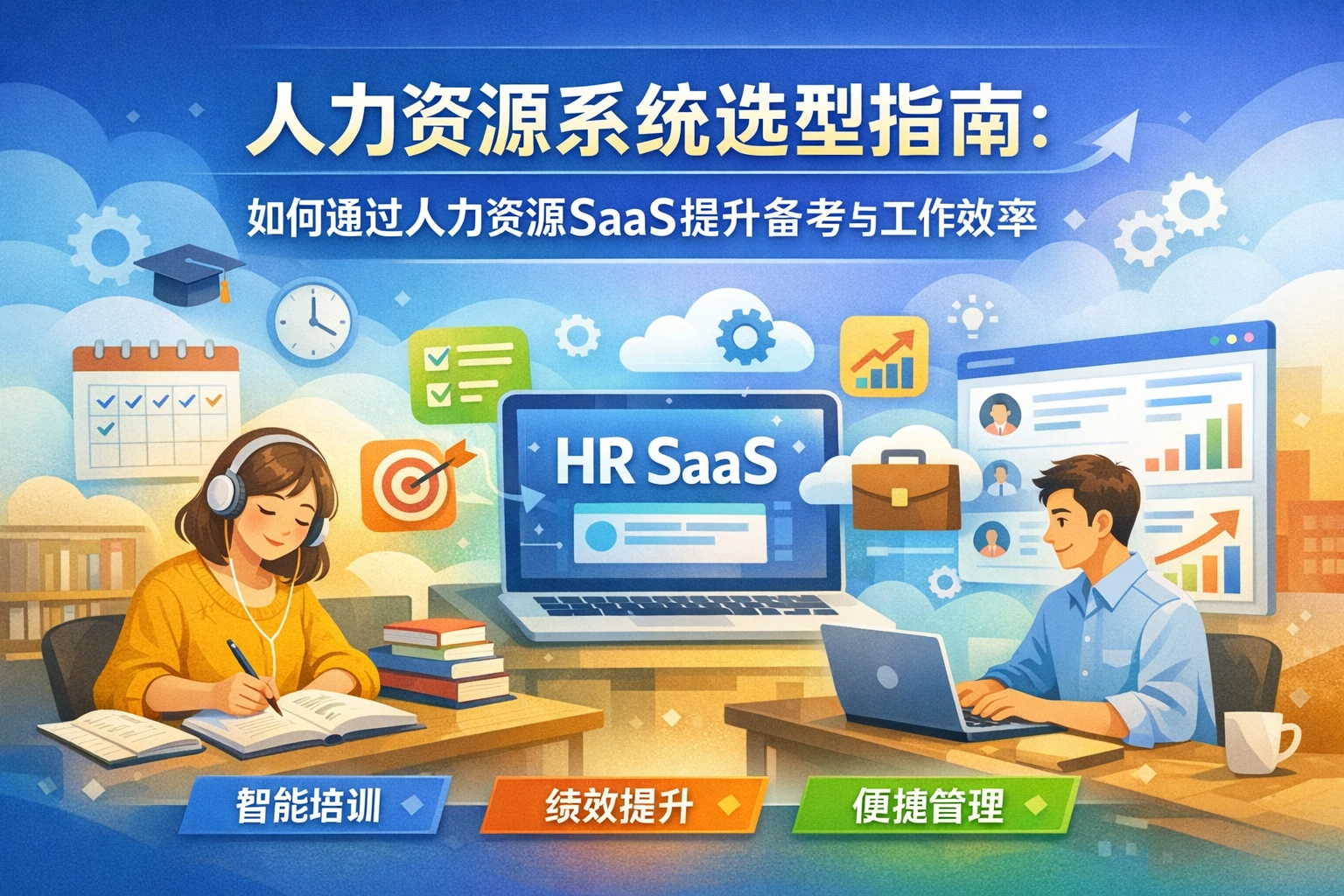 人力资源系统选型指南：如何通过人力资源SaaS提升备考与工作效率