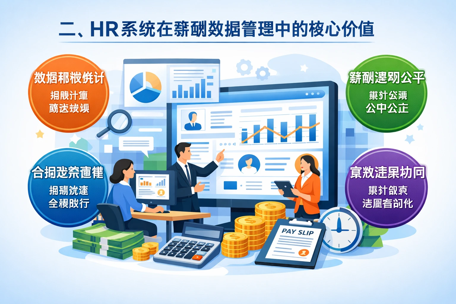 二、HR系统在薪酬数据管理中的核心价值