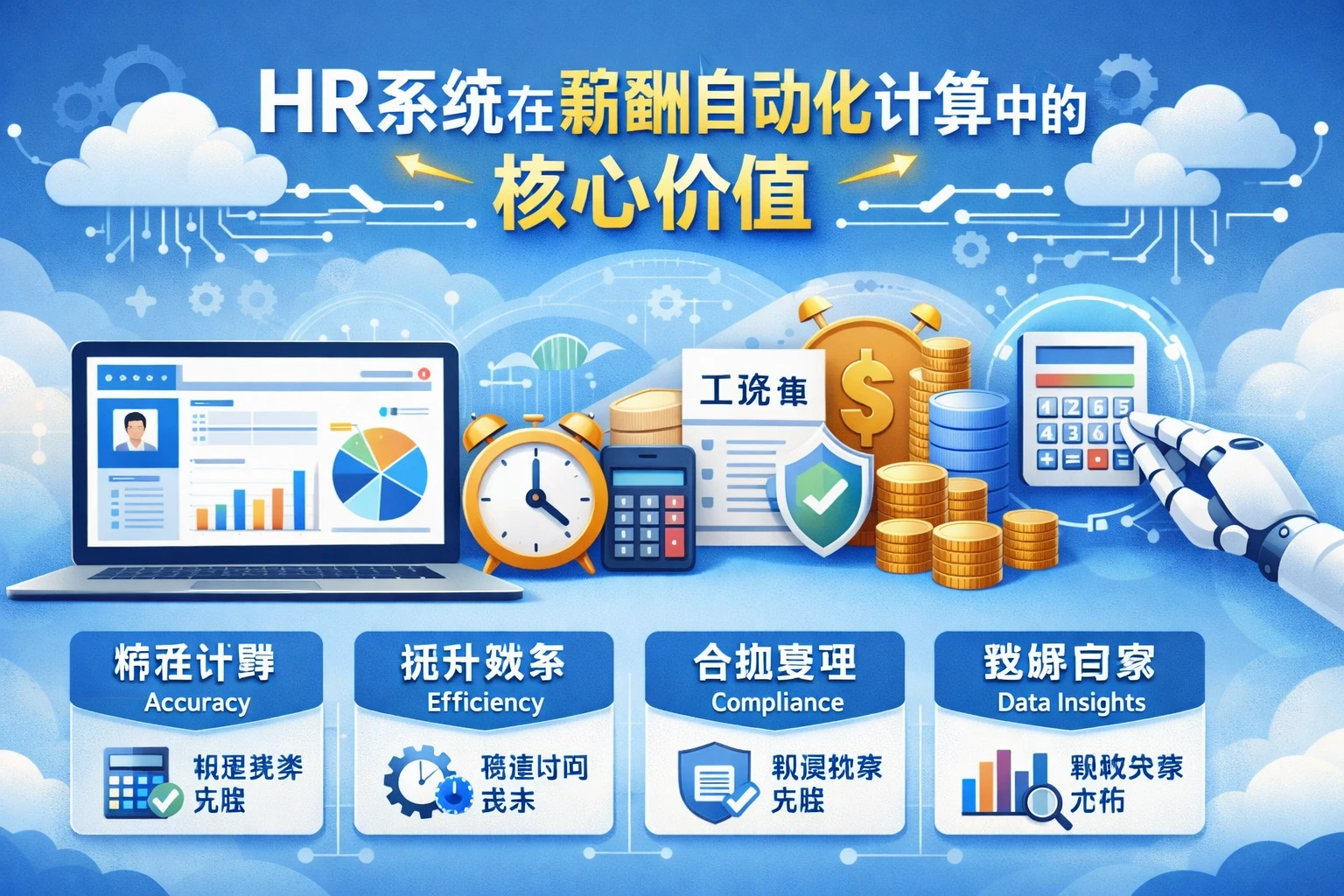 HR系统在薪酬自动化计算中的核心价值