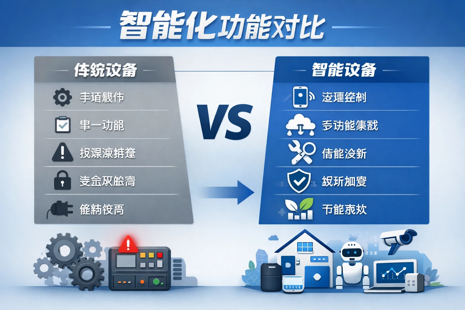 智能化功能对比