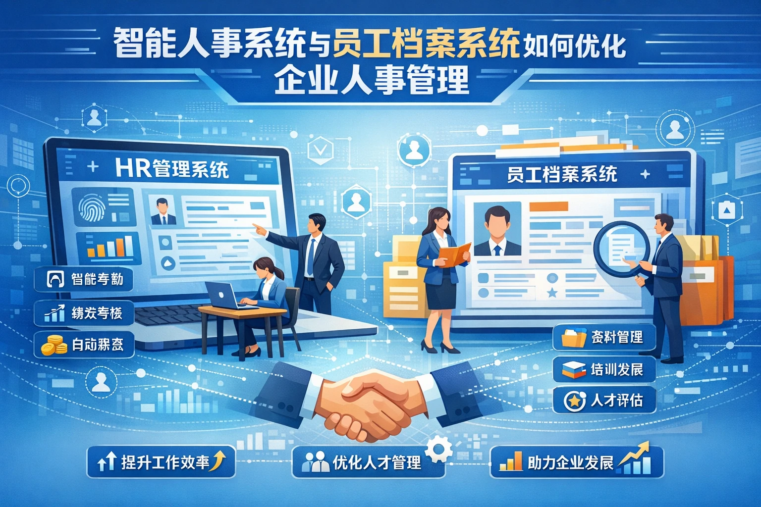 智能人事系统与员工档案系统如何优化企业人事管理