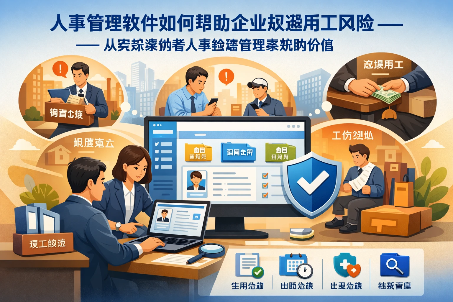 人事管理软件如何帮助企业规避用工风险——从实际案例看人事档案管理系统的价值