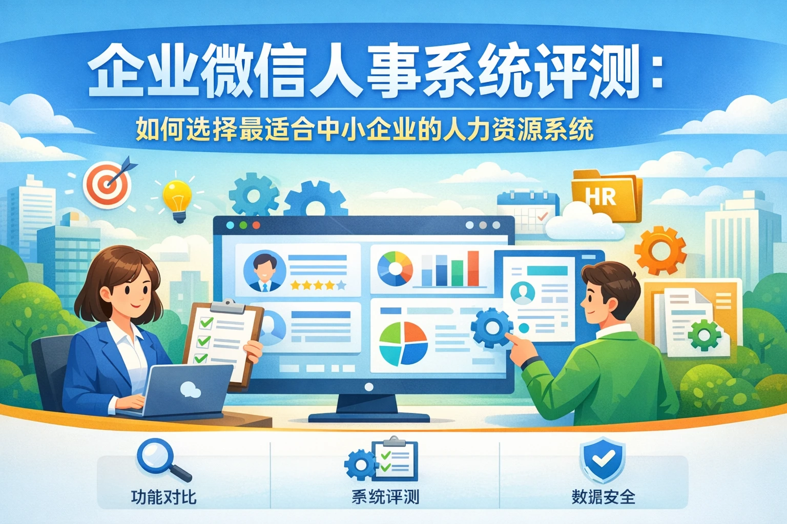 企业微信人事系统评测：如何选择最适合中小企业的人力资源系统