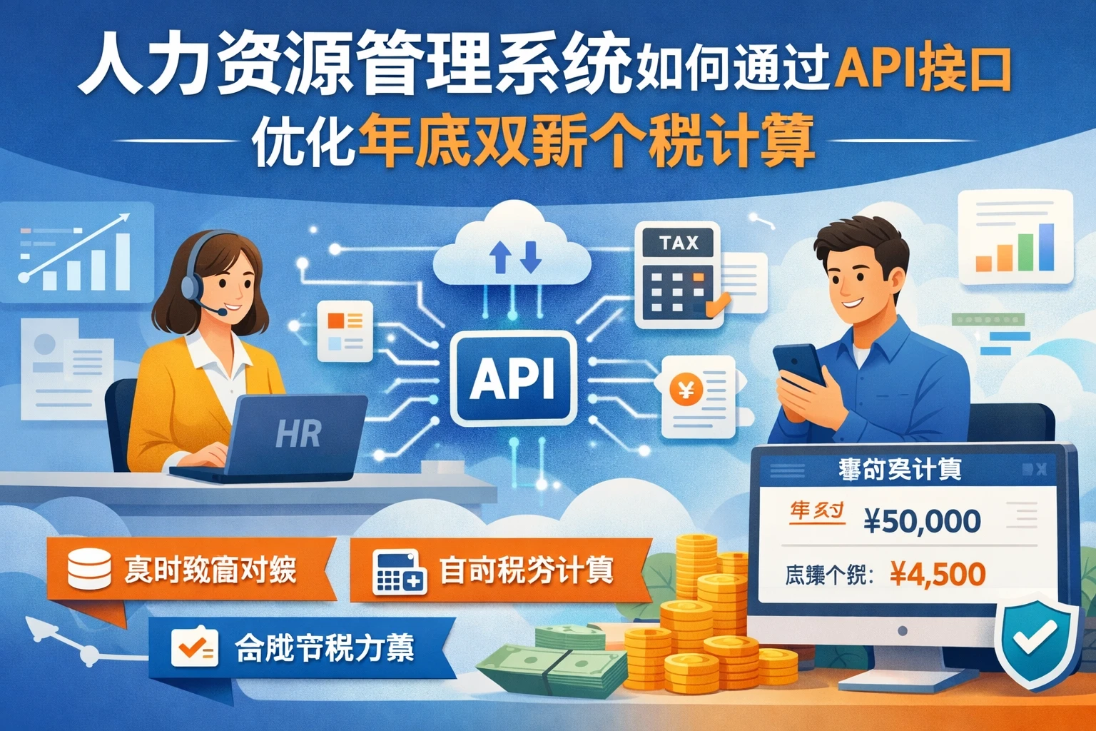 人力资源管理系统如何通过API接口优化年底双薪个税计算