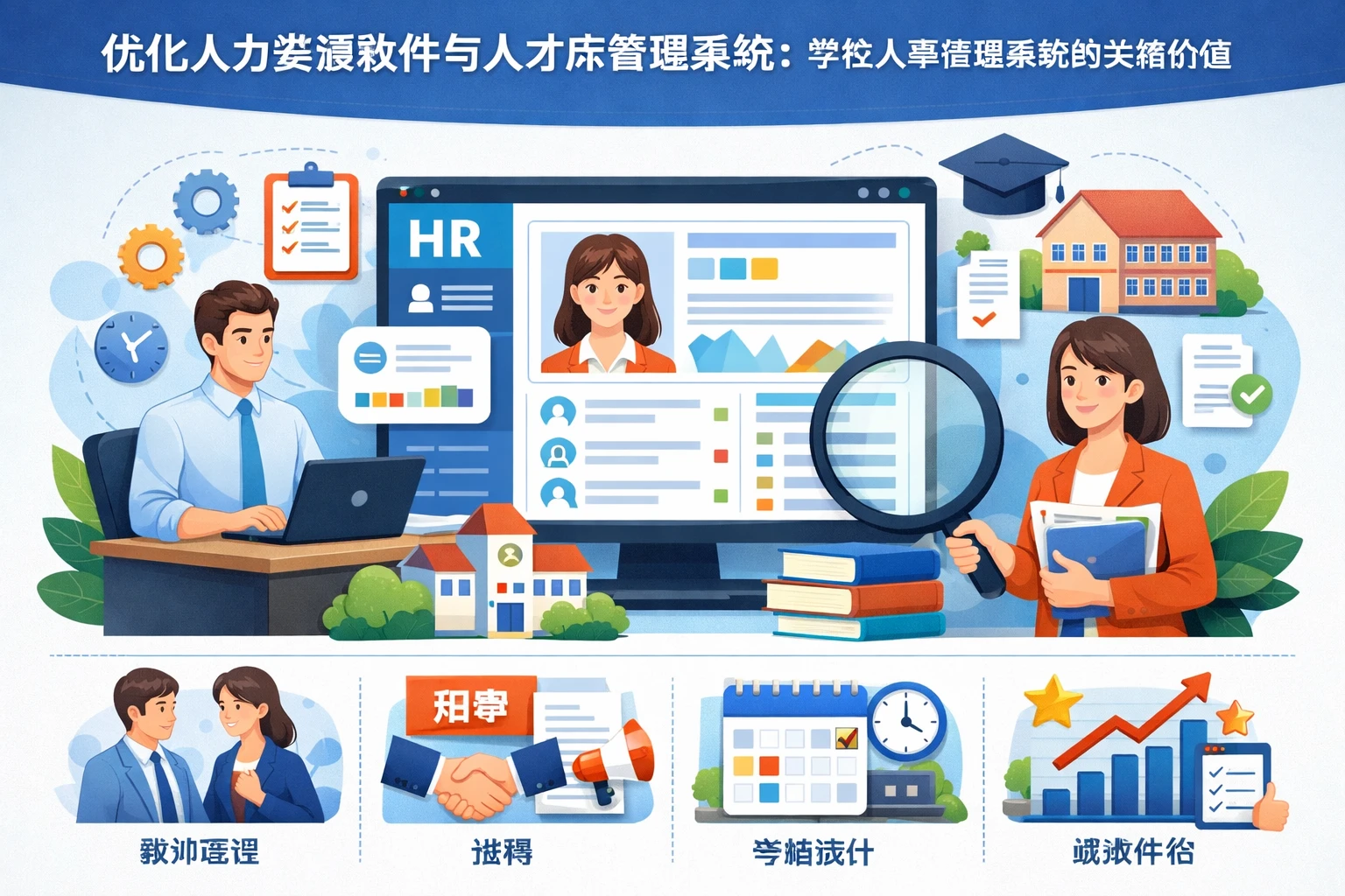 优化人力资源软件与人才库管理系统：学校人事管理系统的关键价值