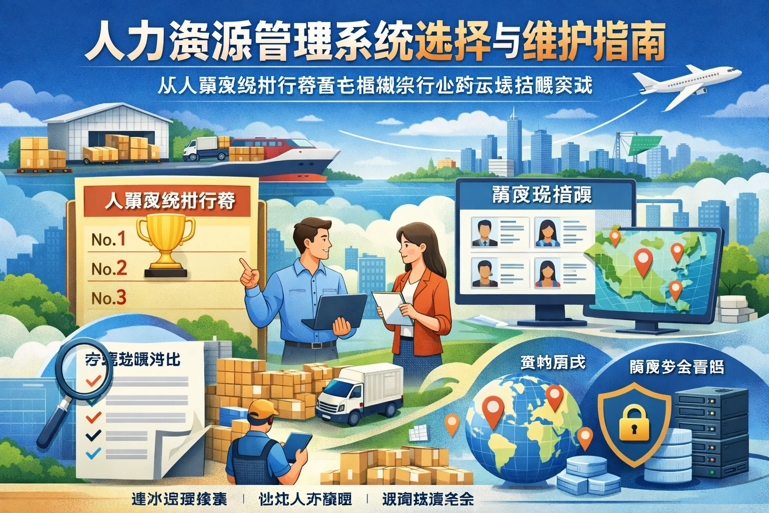 人力资源管理系统选择与维护指南:从人事系统排行榜看仓储物流行业跨区域招聘实践