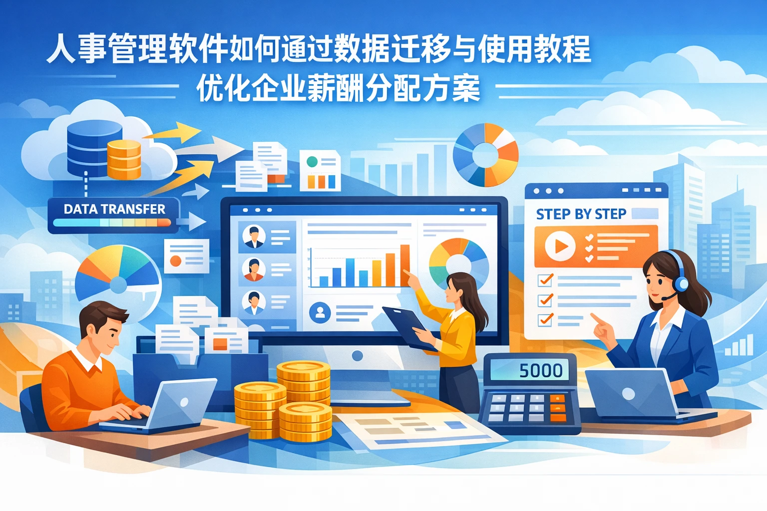 人事管理软件如何通过数据迁移与使用教程优化企业薪酬分配方案