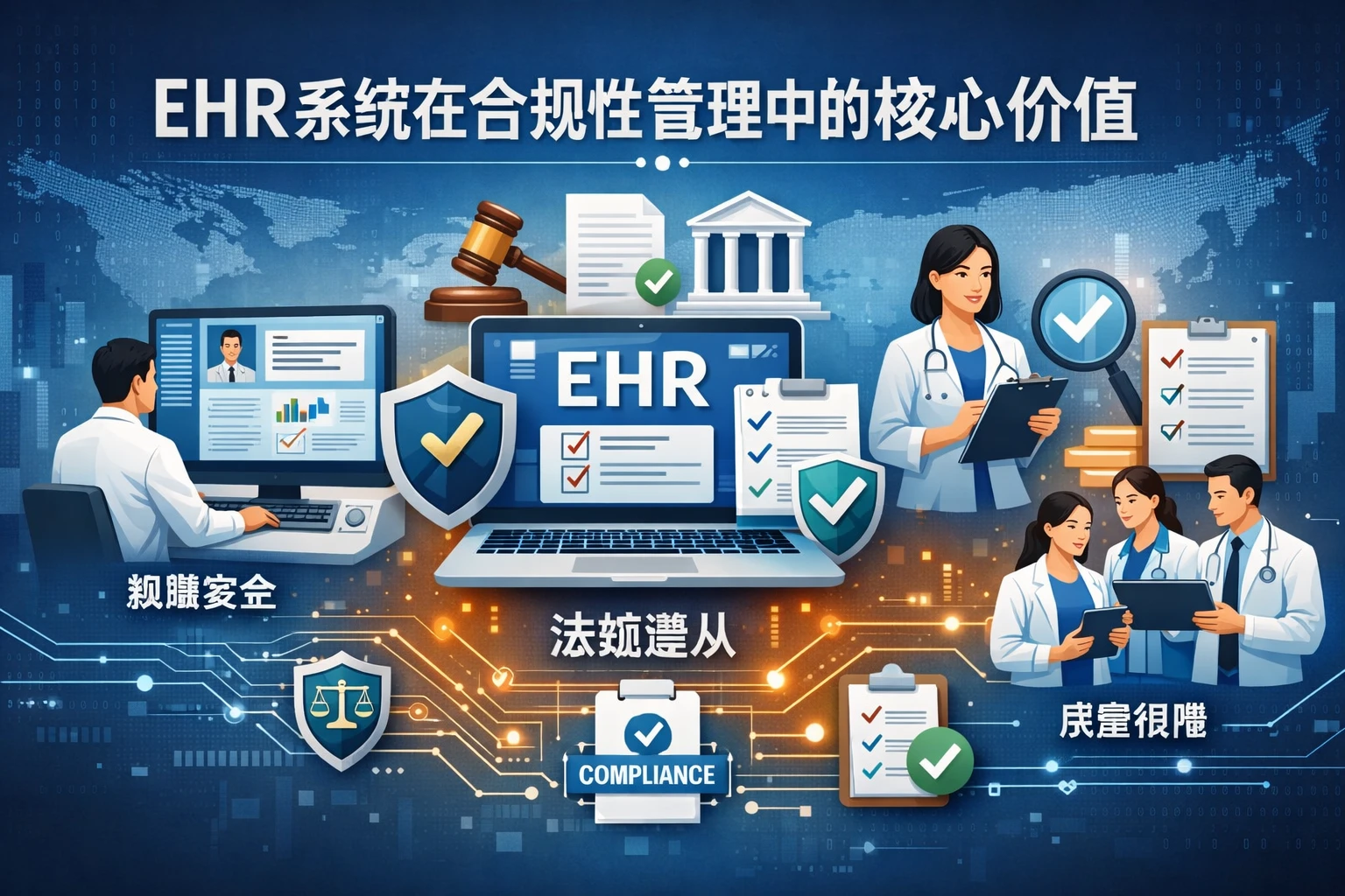 EHR系统在合规性管理中的核心价值
