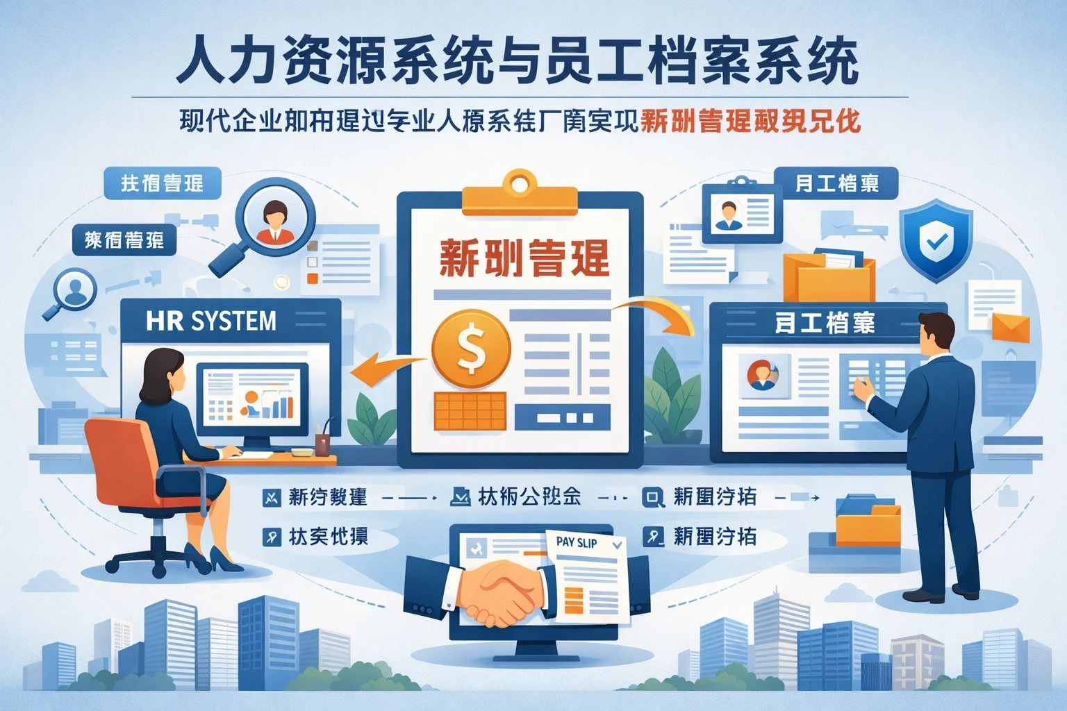 人力资源系统与员工档案系统：现代企业如何通过专业人事系统厂商实现薪酬管理规范化