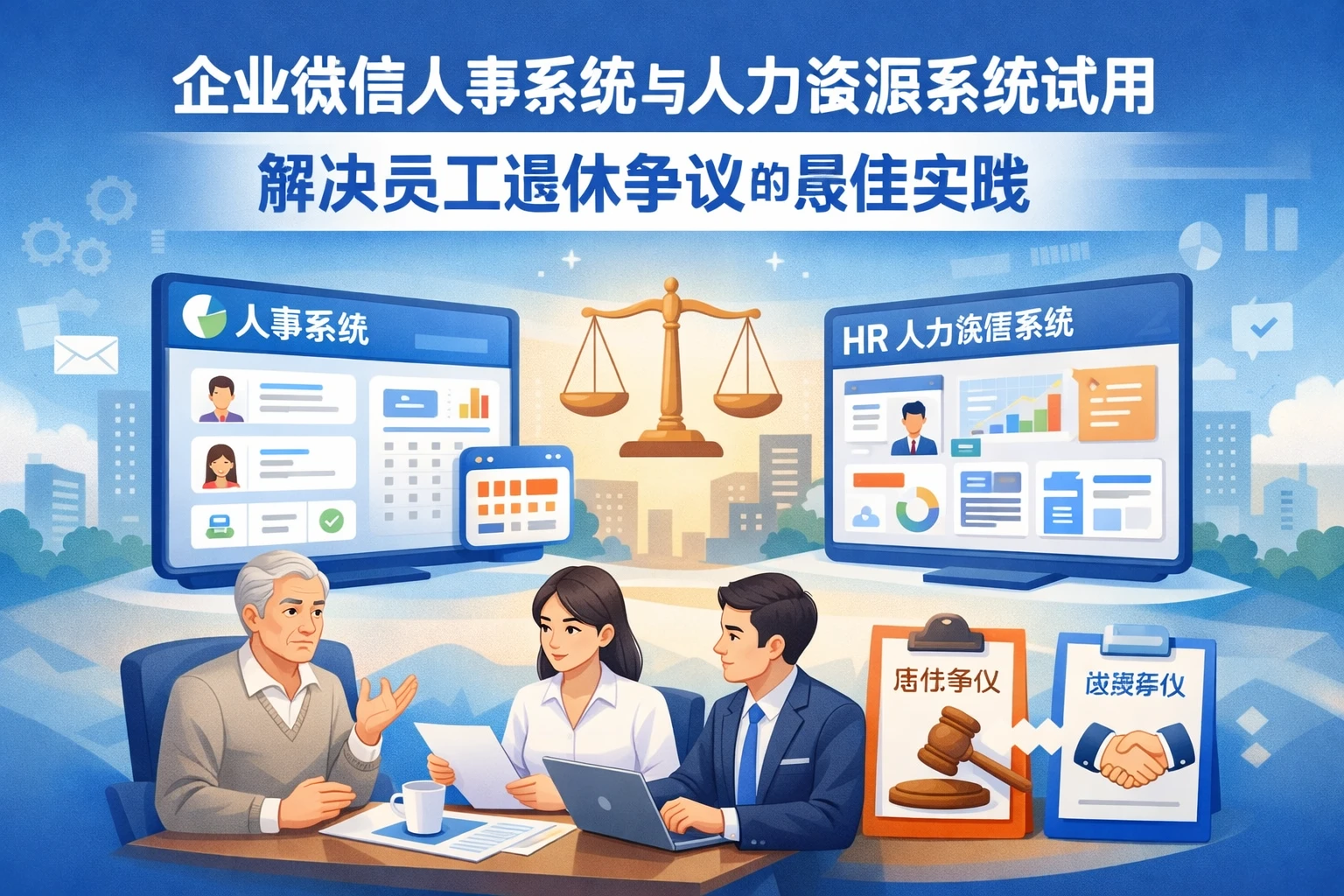 企业微信人事系统与人力资源系统试用：解决员工退休争议的最佳实践