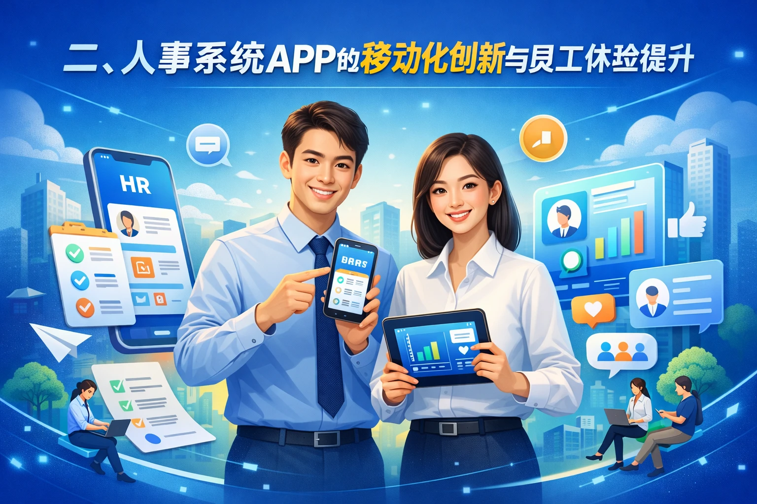 二、人事系统APP的移动化创新与员工体验提升