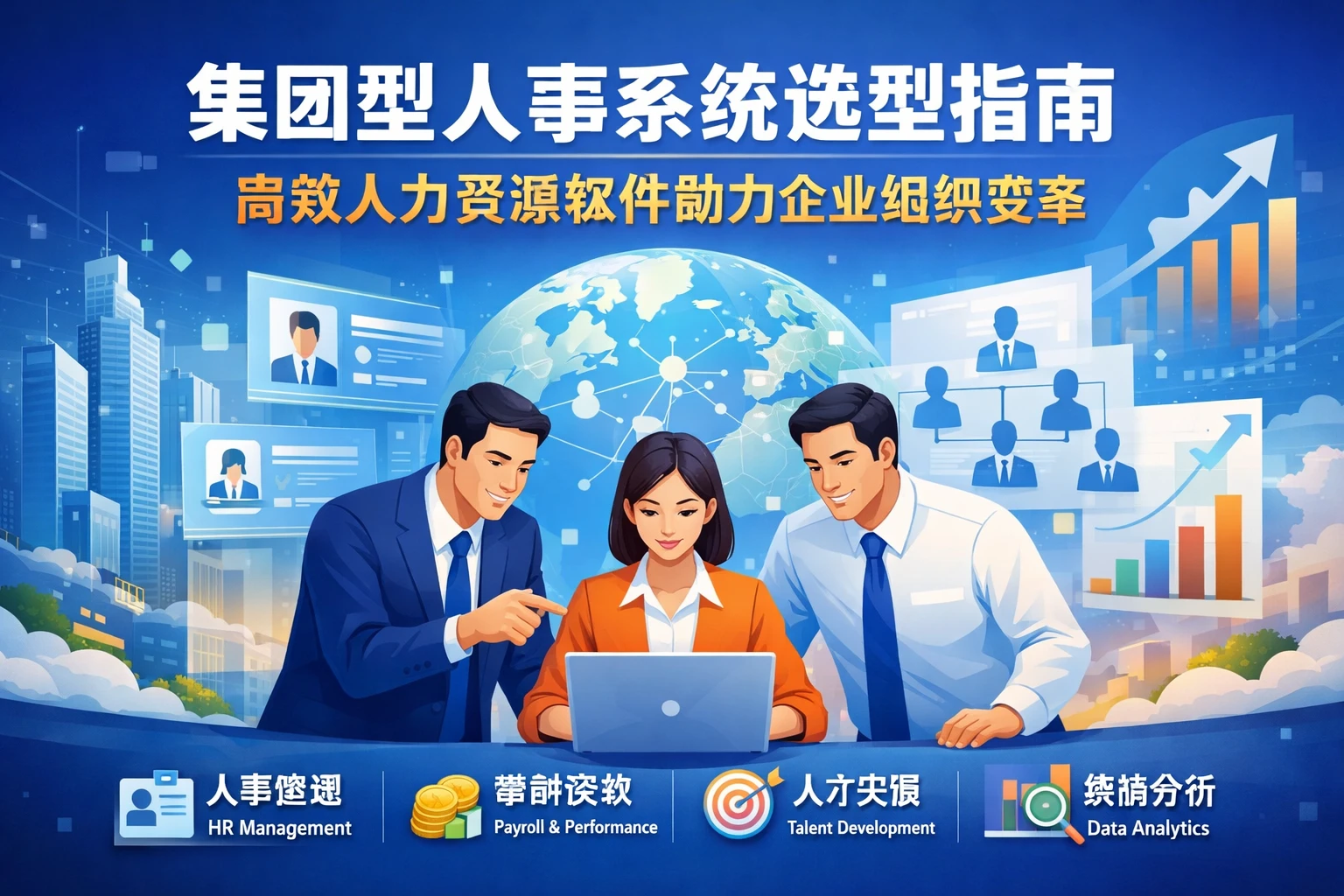 集团型人事系统选型指南：高效人力资源软件助力企业组织变革