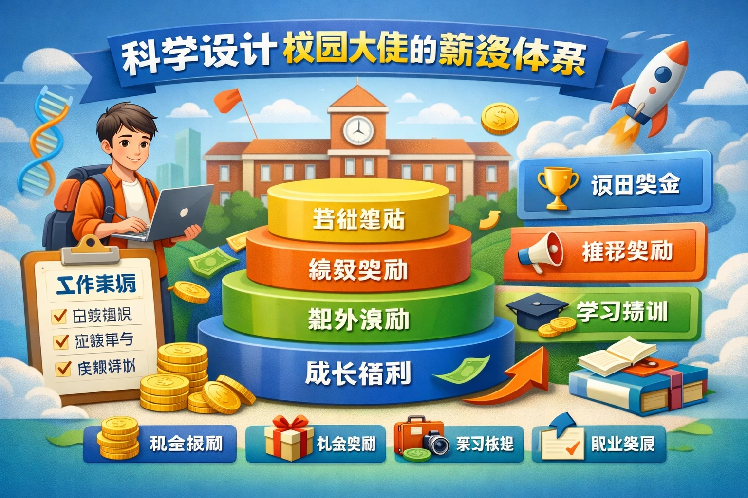 科学设计校园大使的薪资体系