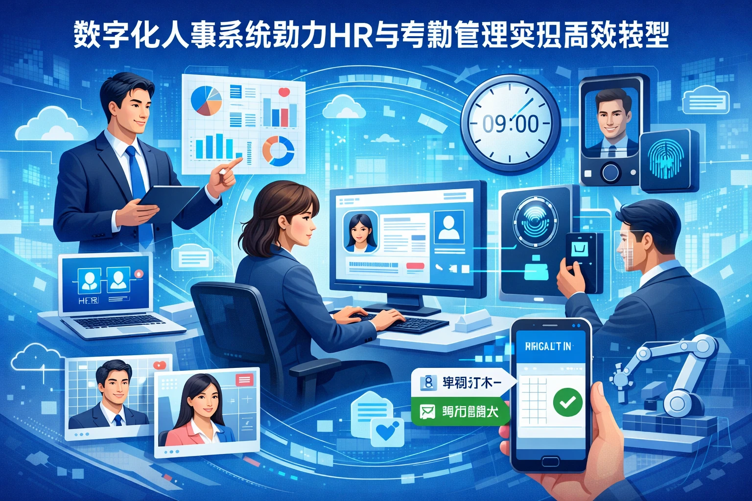 数字化人事系统如何助力HR与考勤管理实现高效转型
