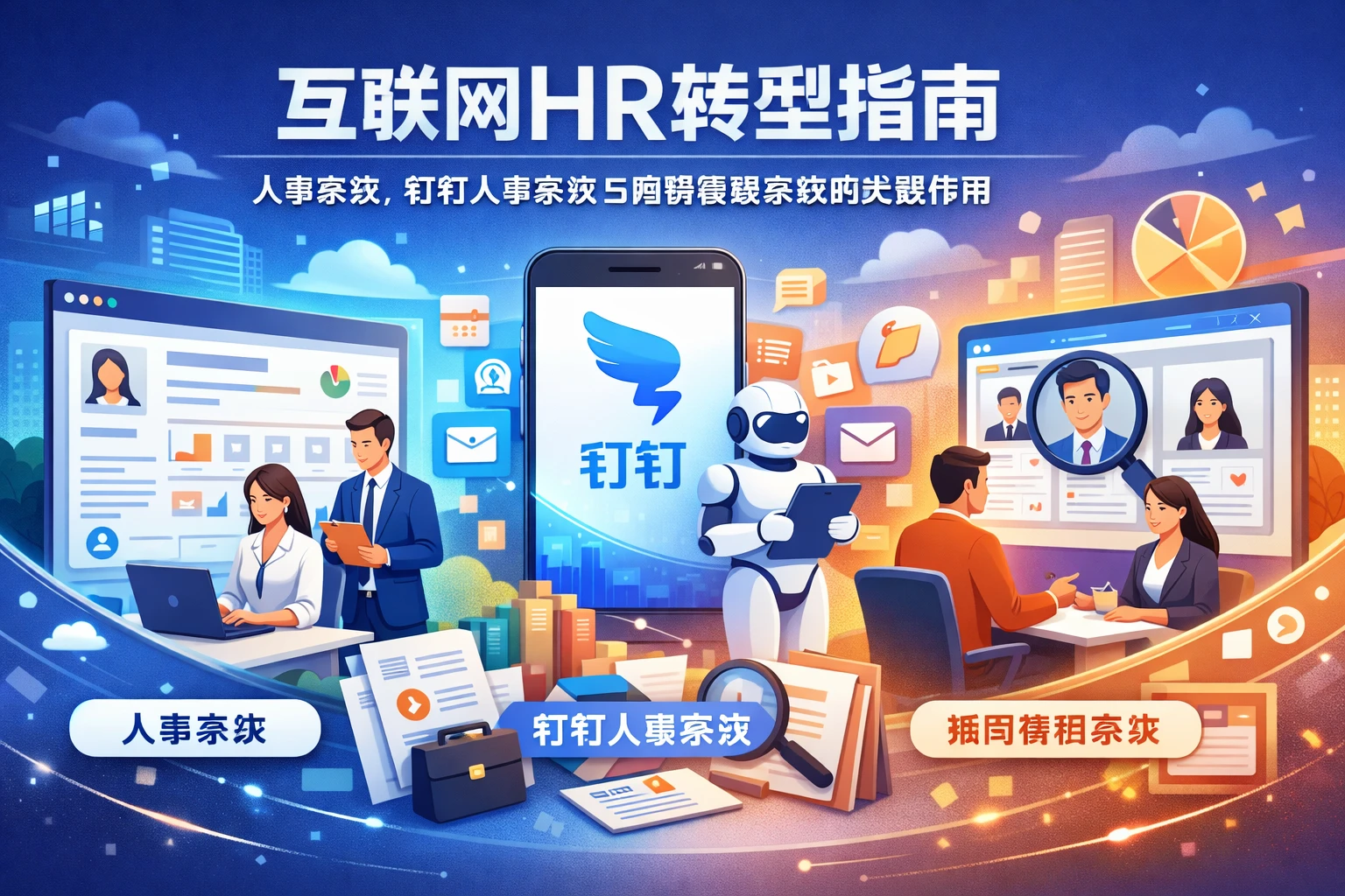 互联网HR转型指南：人事系统、钉钉人事系统与招聘管理系统的关键作用