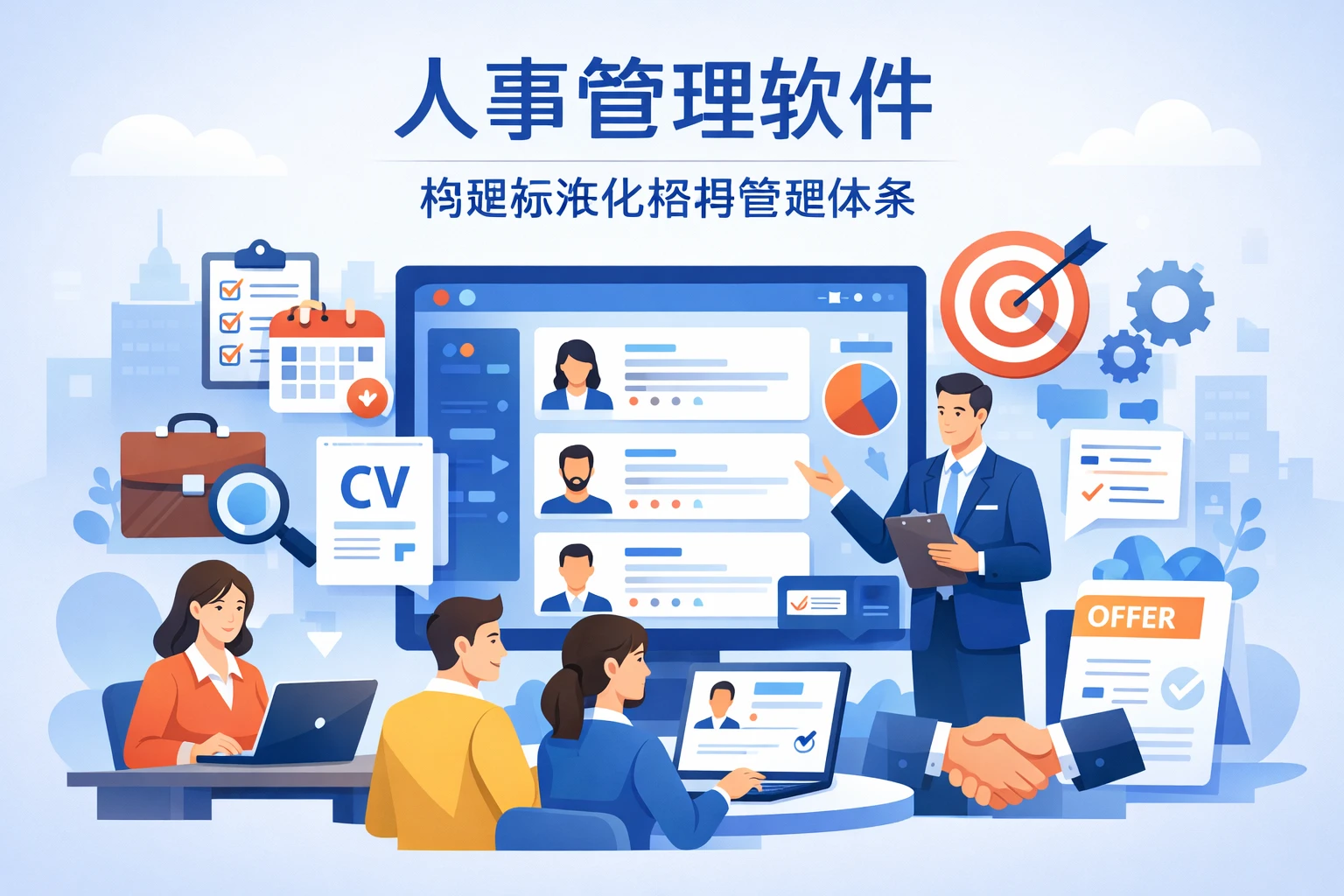 人事管理软件：构建标准化招聘管理体系