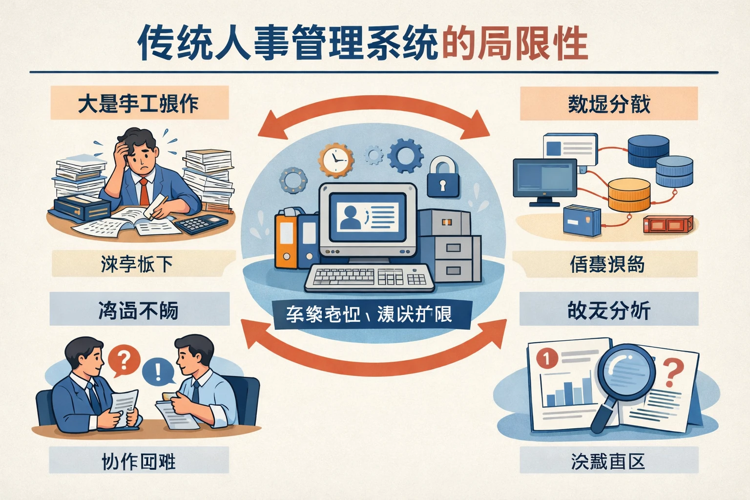 传统人事管理系统的局限性
