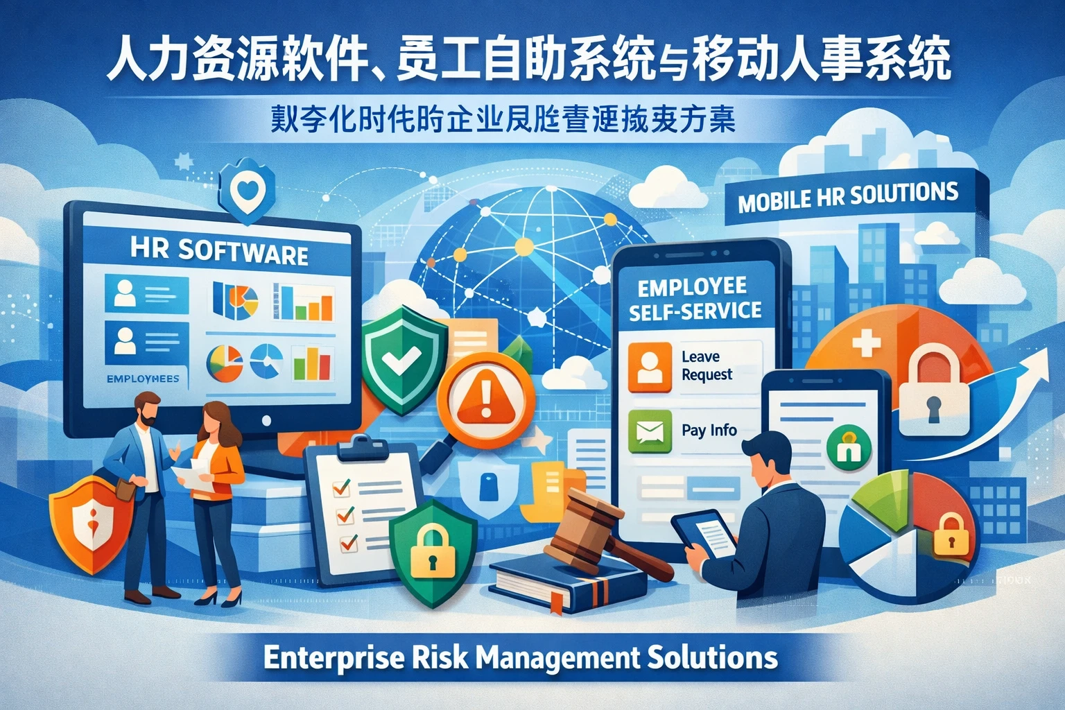 人力资源软件、员工自助系统与移动人事系统：数字化时代的企业风险管理解决方案