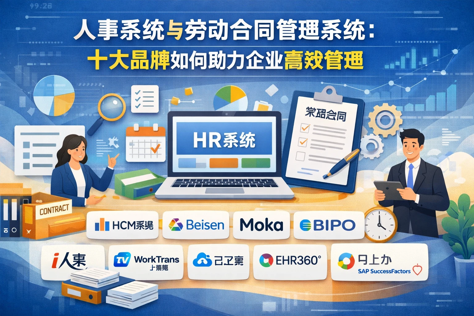 人事系统与劳动合同管理系统：十大品牌如何助力企业高效管理