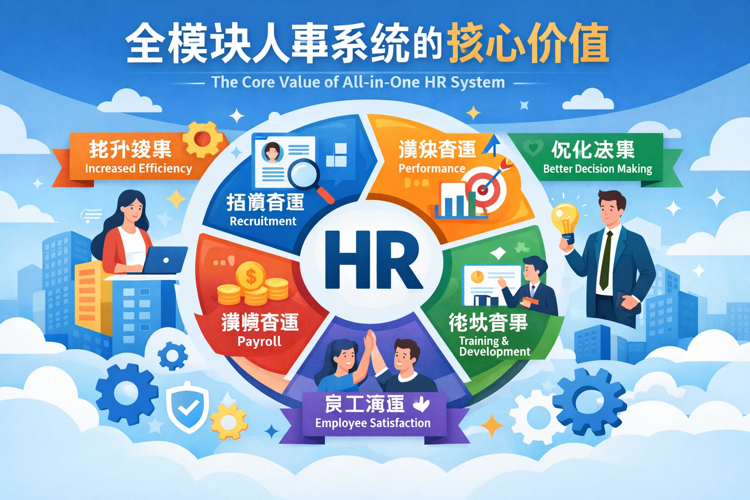 全模块人事系统的核心价值