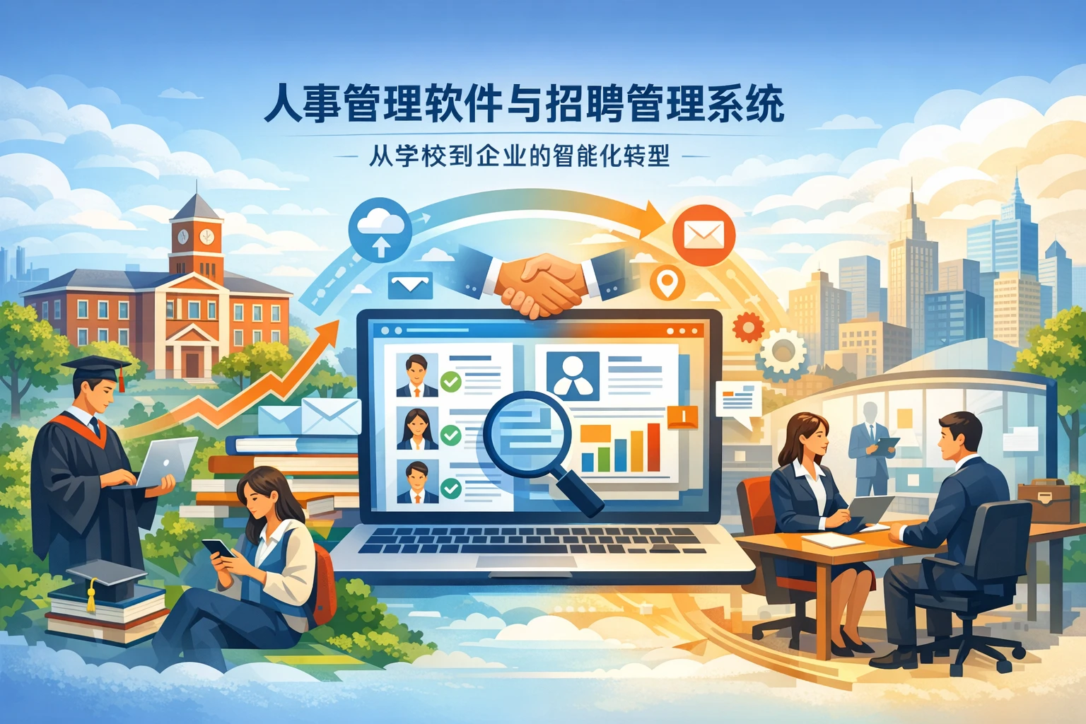 人事管理软件与招聘管理系统：从学校到企业的智能化转型