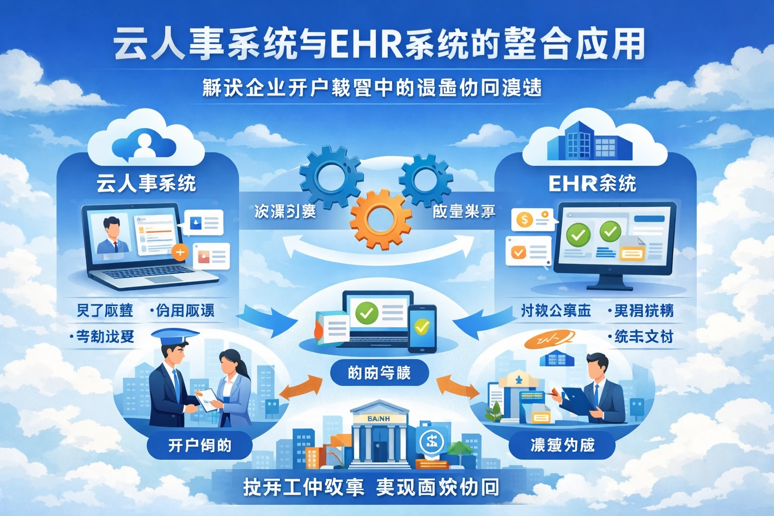 云人事系统与EHR系统的整合应用：解决企业开户缴费中的信息协同难题