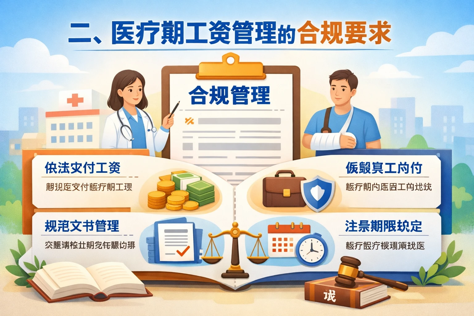 二、医疗期工资管理的合规要求