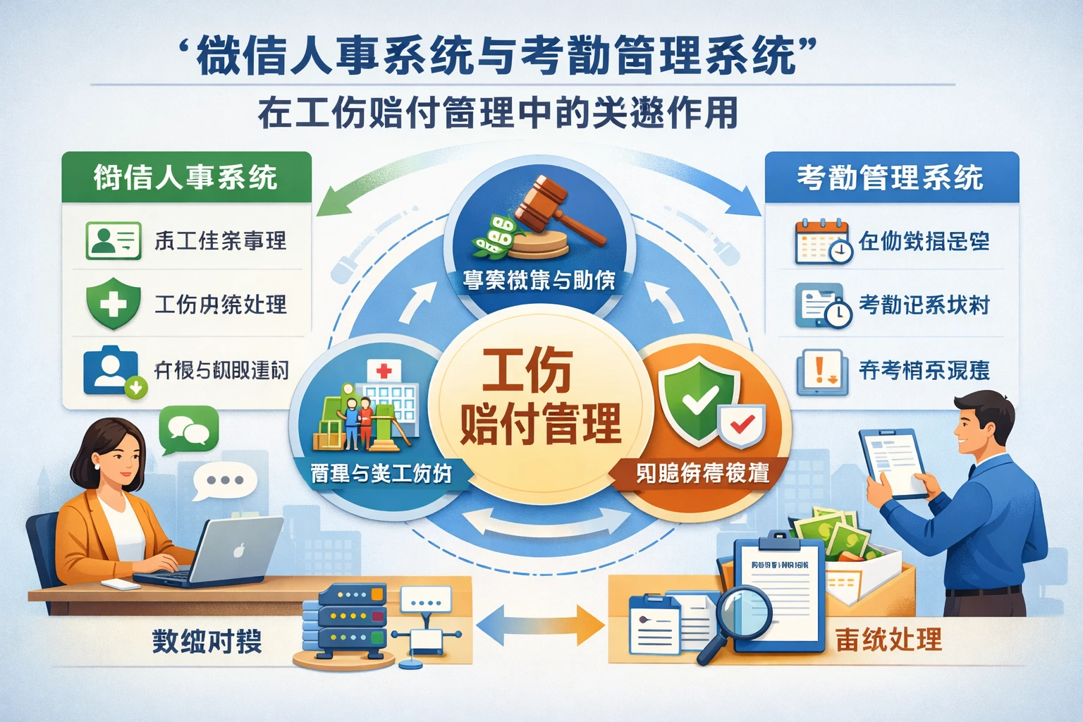微信人事系统与考勤管理系统在工伤赔付管理中的关键作用