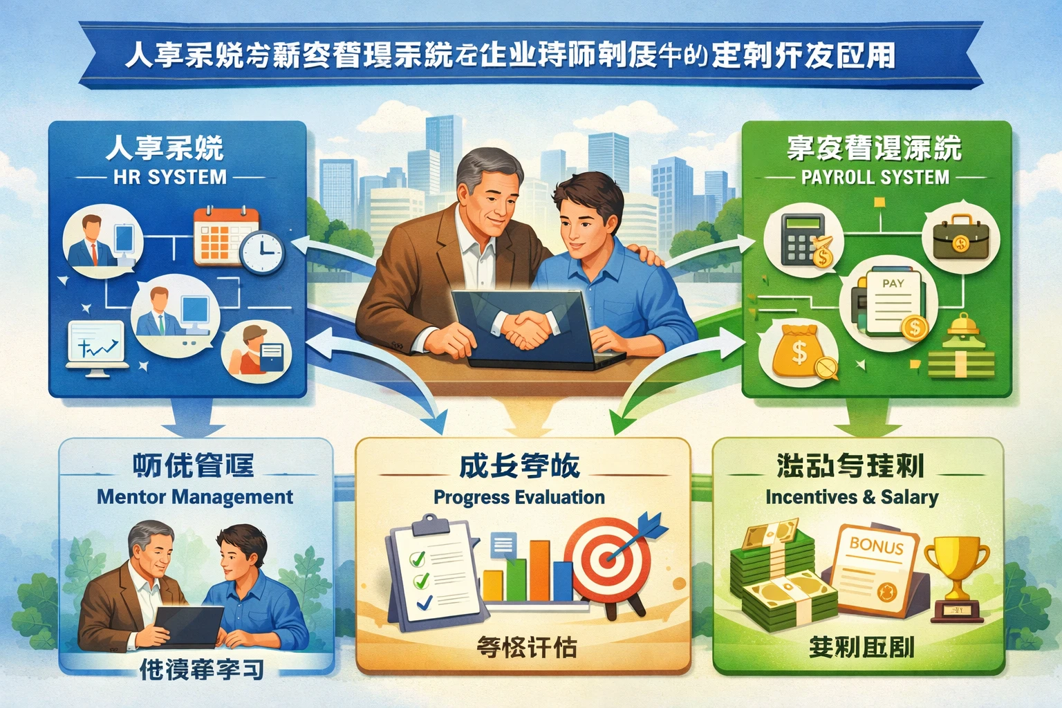 人事系统与薪资管理系统在企业拜师制度中的定制开发应用