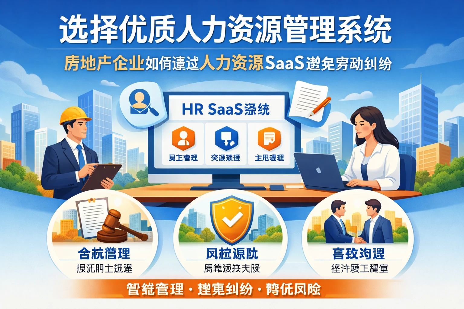 选择优质人力资源管理系统：房地产企业如何通过人力资源SaaS避免劳动纠纷