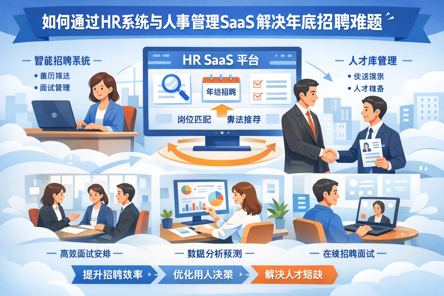 如何通过HR系统与人事管理SaaS解决年底招聘难题