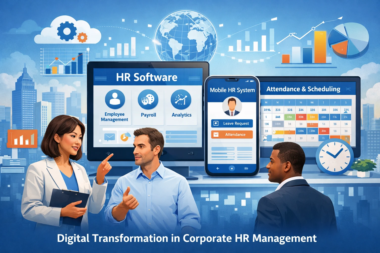 HR管理软件、移动人事系统与考勤排班系统：企业团队工商管理培训的数字化转型之路
