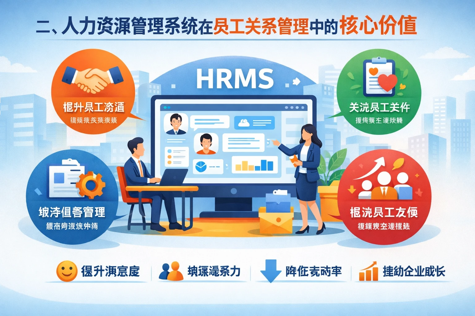 二、人力资源管理系统在员工关系管理中的核心价值