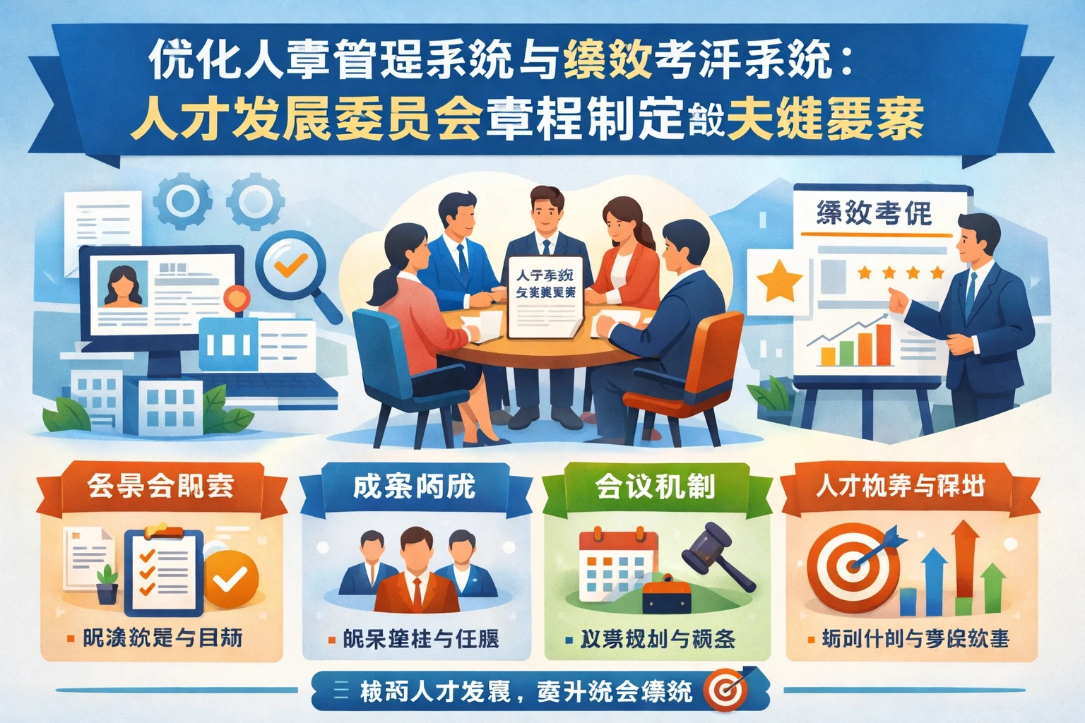 优化人事管理系统与绩效考评系统：人才发展委员会章程制定的关键要素