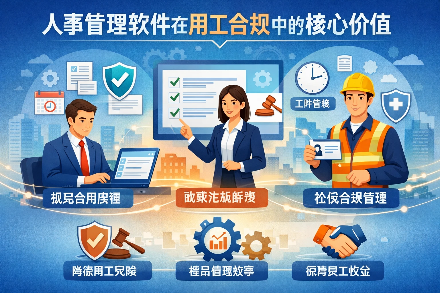 人事管理软件在用工合规中的核心价值