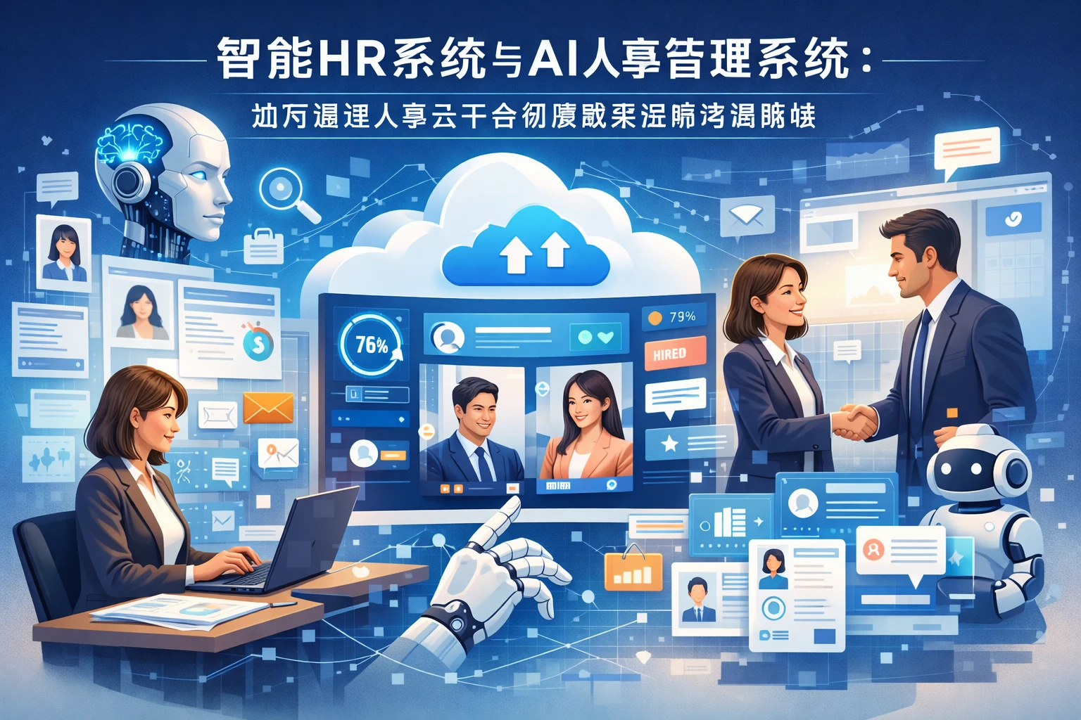 智能HR系统与AI人事管理系统：如何通过人事云平台彻底改变招聘沟通困境