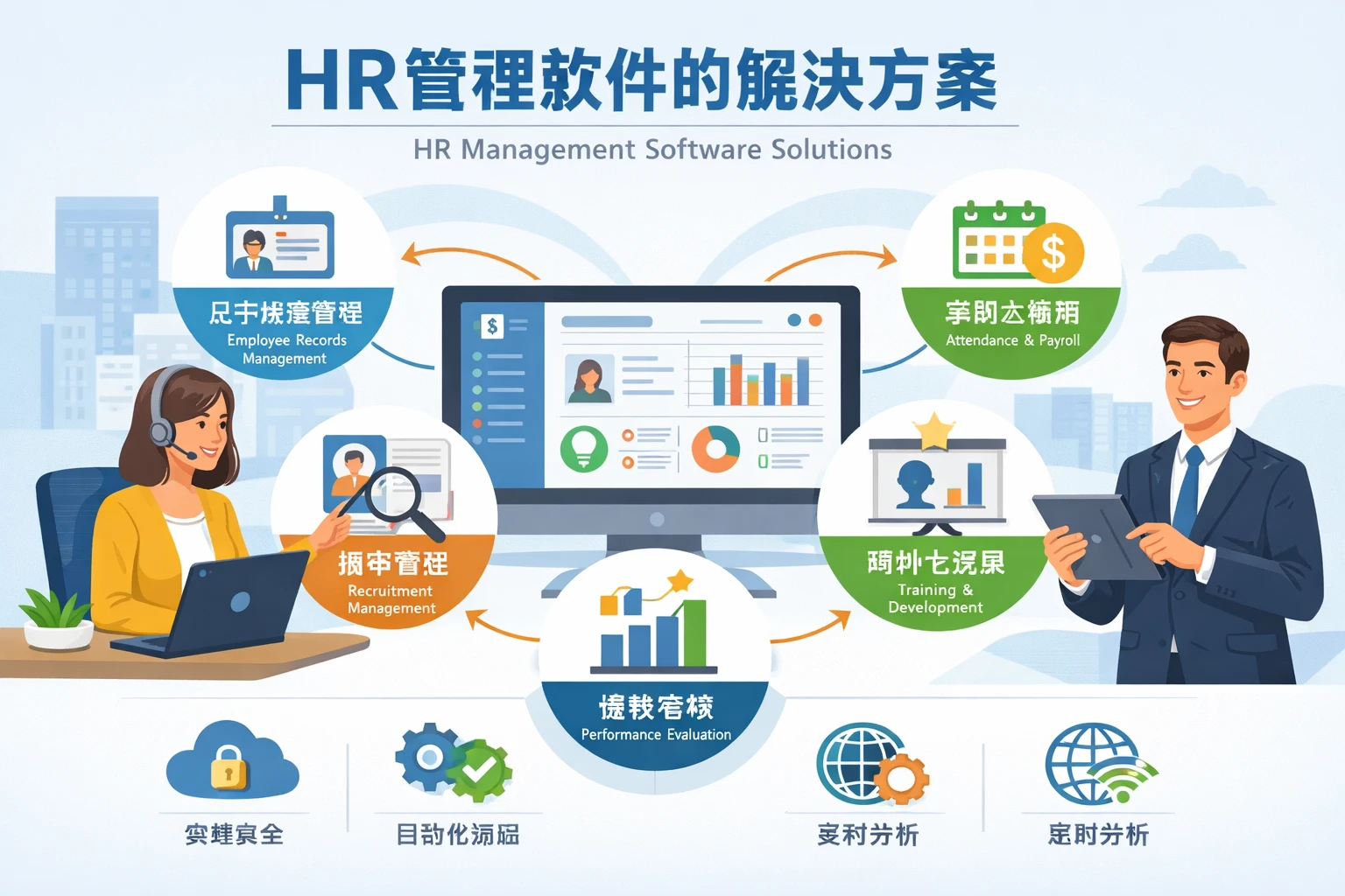 HR管理软件的解决方案