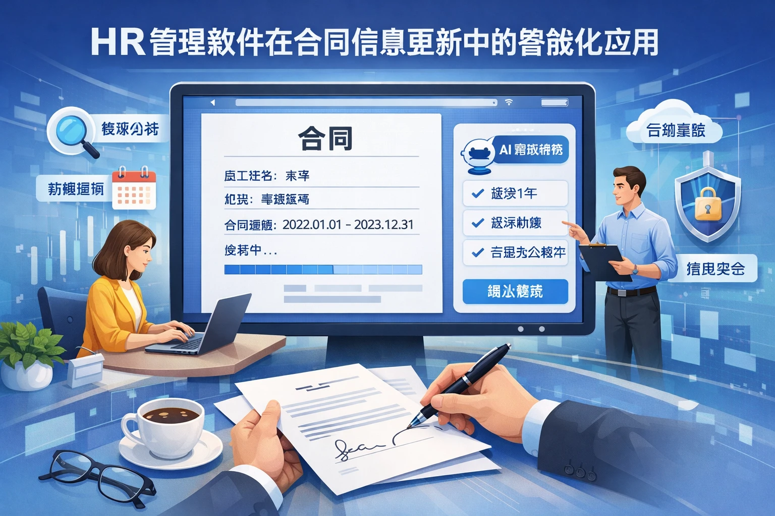 HR管理软件在合同信息更新中的智能化应用