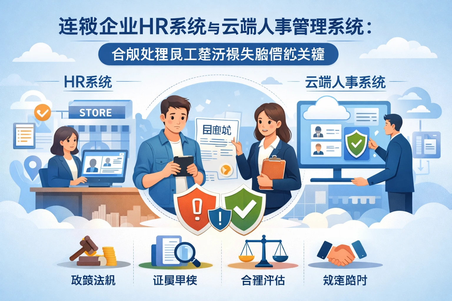 连锁企业HR系统与云端人事管理系统：合规处理员工经济损失赔偿的关键