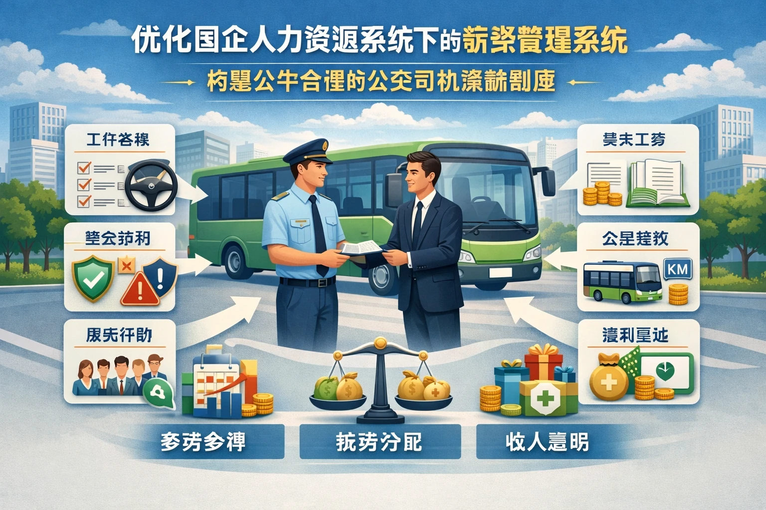 优化国企人力资源系统下的薪资管理系统：构建公平合理的公交司机薪酬制度