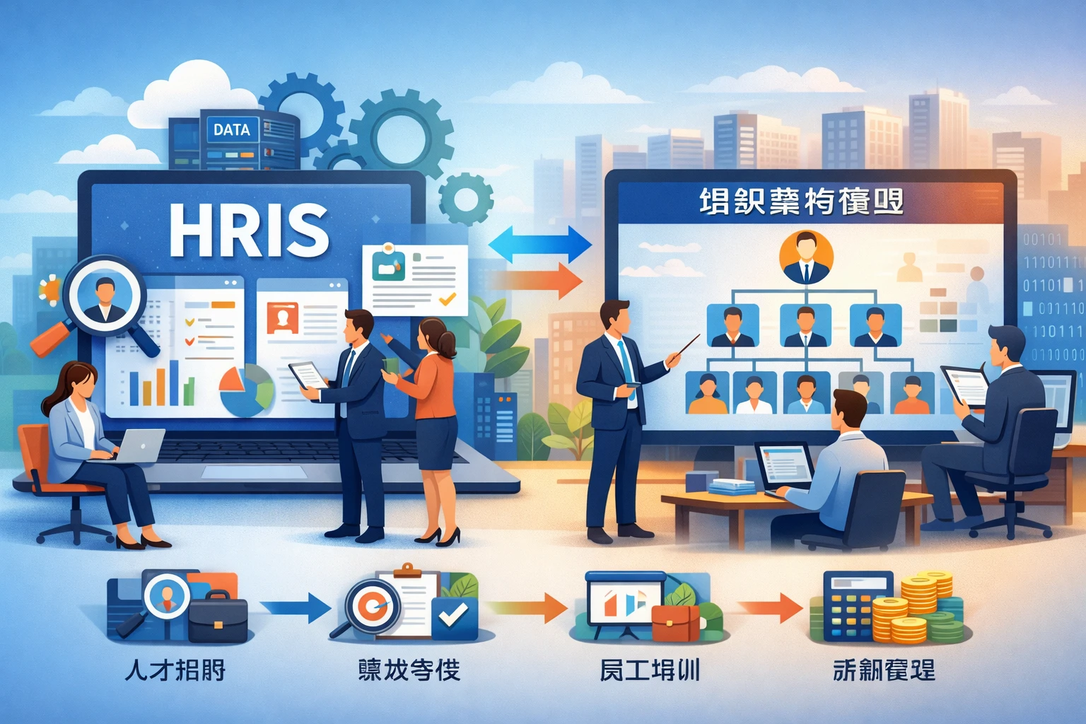 人力资源信息化系统与组织架构管理系统在现代企业人事系统实施服务中的关键作用