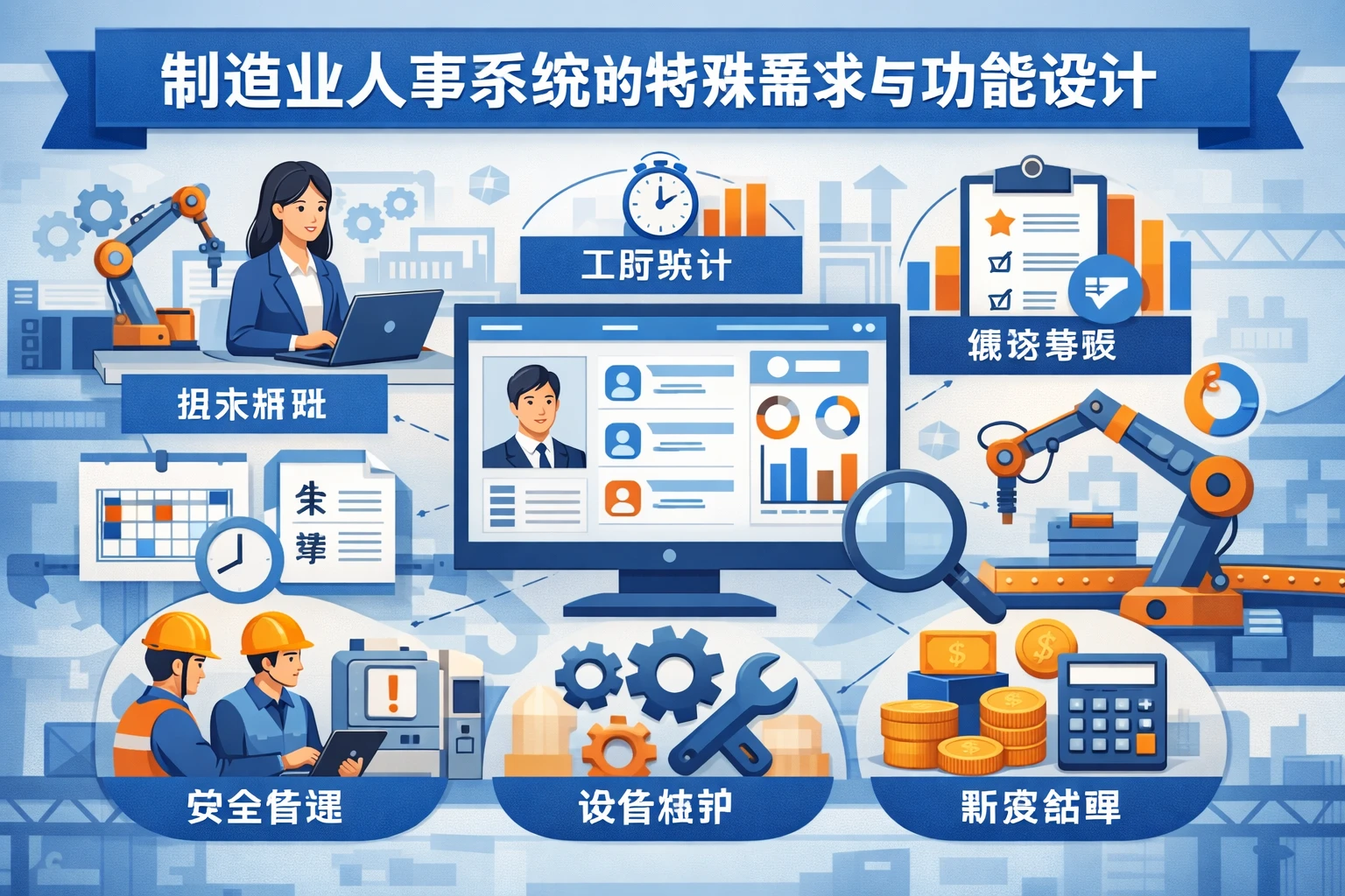 制造业人事系统的特殊需求与功能设计